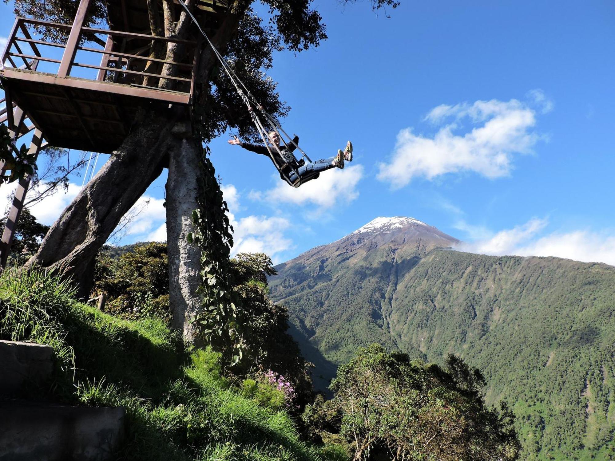 Casa Vista Hermosa Banos  Luaran gambar