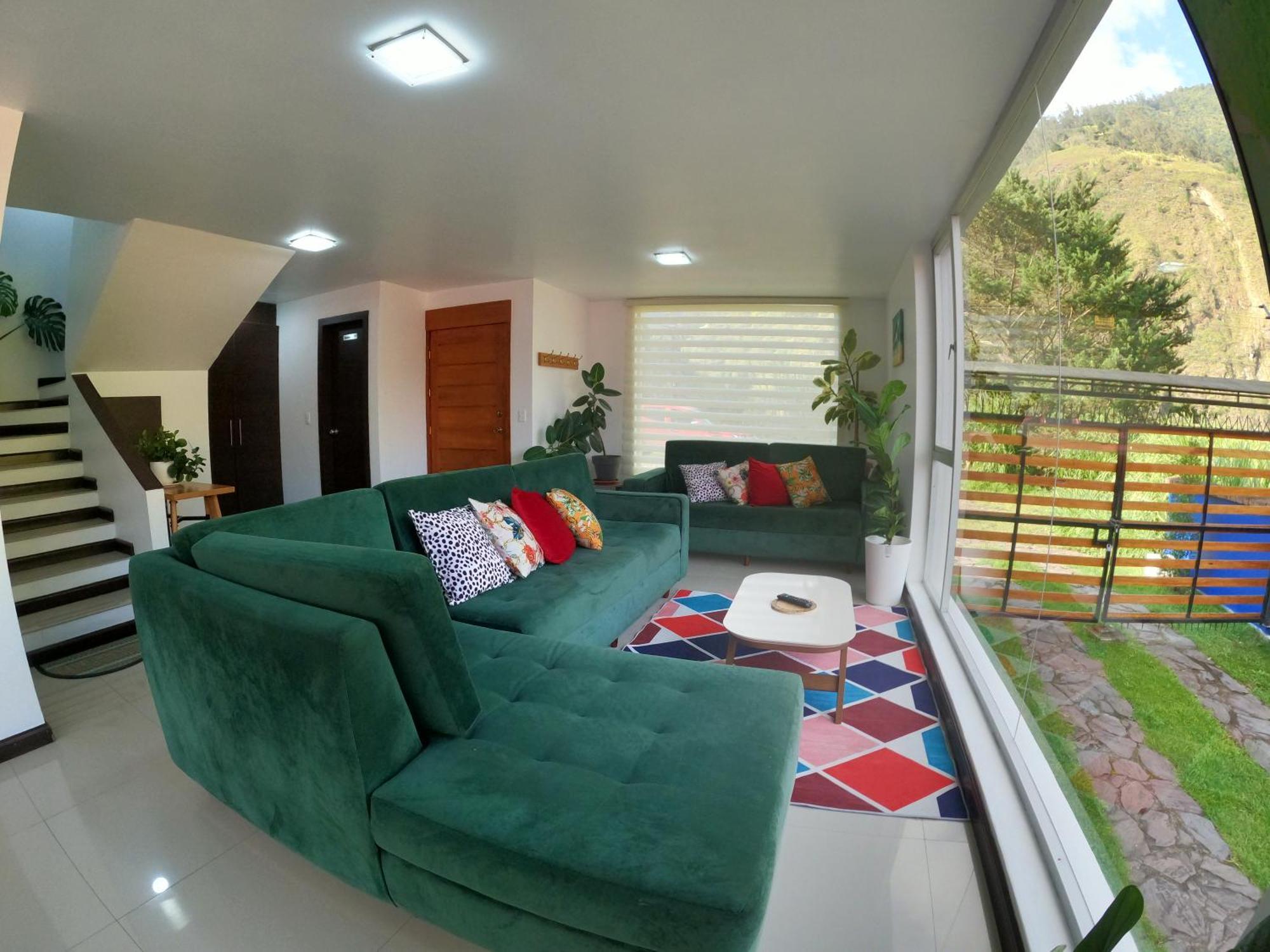 Casa Vista Hermosa Banos  Luaran gambar